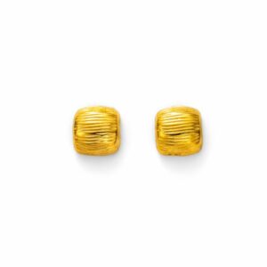 Pendientes Botón Minio Dorado